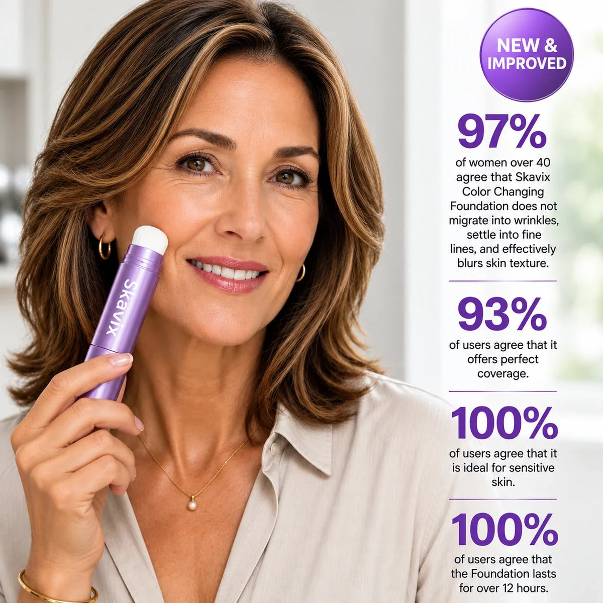 Changing Foundation Stick – The stick that makes mature skin glow again