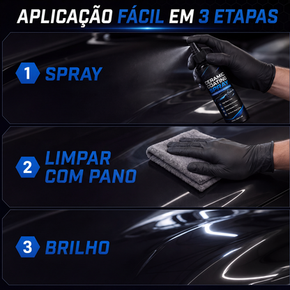 ✨ Quick Ceramic Coating Spray | 50% Off ⏰ Limited Time, Hydrophobic Car Paint Care 💧